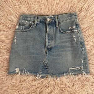 Agolde denim skirt!